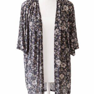 Lane Bryant Floral Sheer Cardigan | Size 14/16